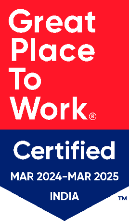 Certified Great Place to Work (India, 2023) Certified Great Place to Work (India, 2023)