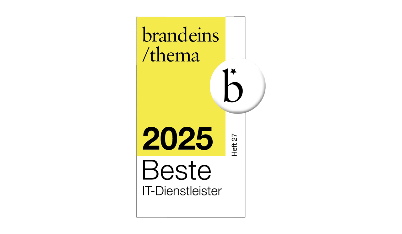 Logo brandeins/thema, 2025, Beste IT-Dienstleister