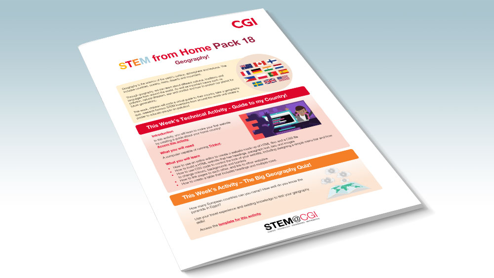 CGI STEM from Home Pack 18 - Geography