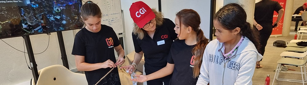 CGI volunteers