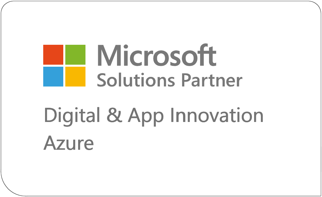 Microsoft solutions partner badge - Digital & App Innovation Azure