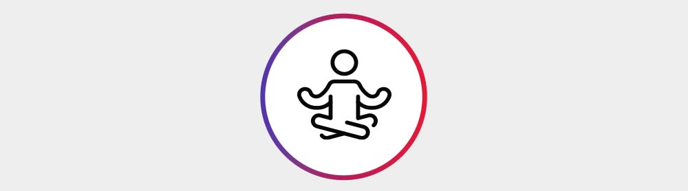 Icon showing worklife balance