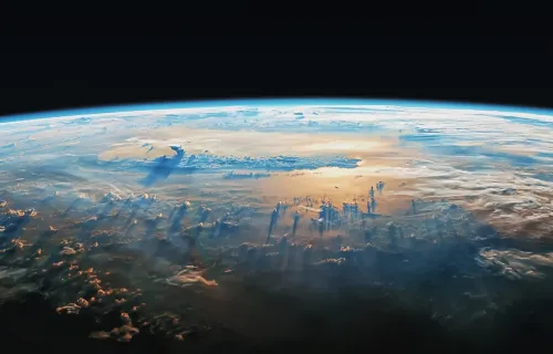 Bild på jorden from rymden