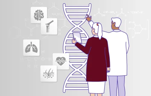 Health and life sciences illustration