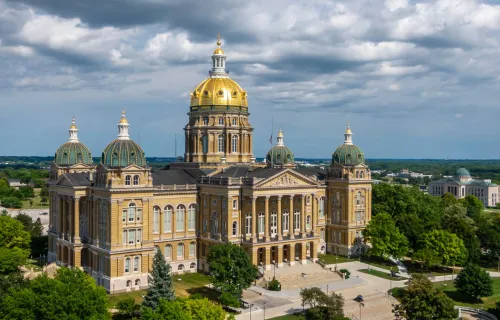 Iowa state capitol buidling | Des Moines