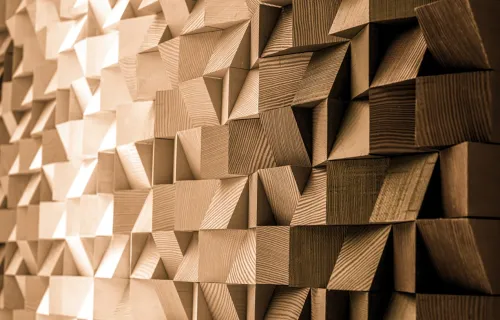 Natural wood wall abstract