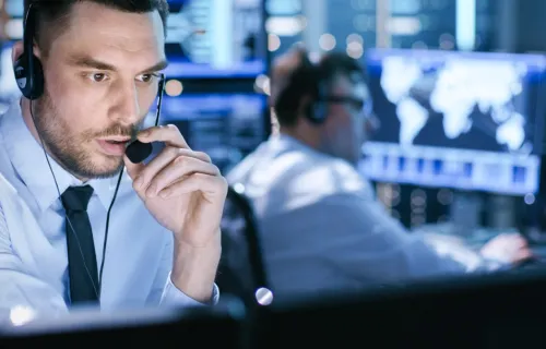 two men working on cybersecurity