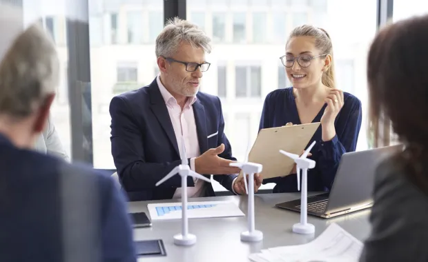 Business people meeting in a conference room