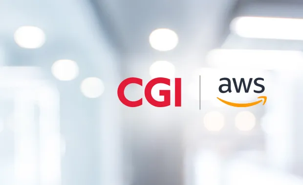 CGI and AWS logos