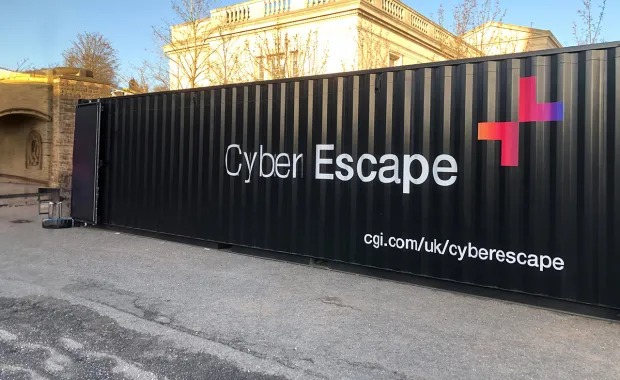 CGI Cyber Escape 2.0 container