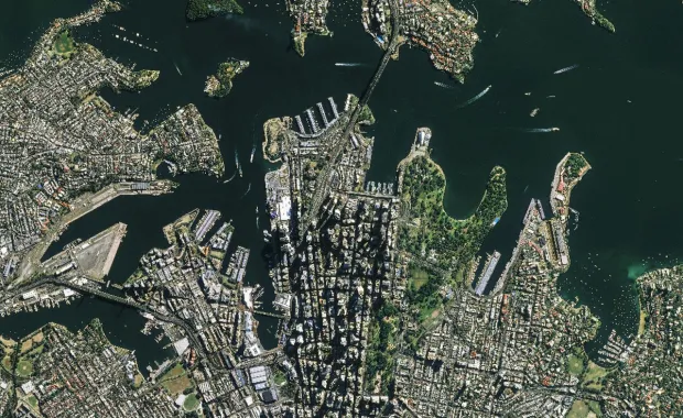 Geospatial image of Sydney