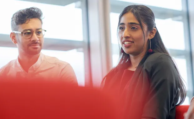 graduates attending interview