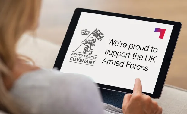 UK armed forces and corporate covenant logo