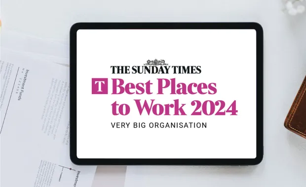 The Sunday Times Best Places to Work logo 2024