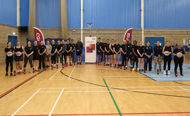 CGI and RAF Netball