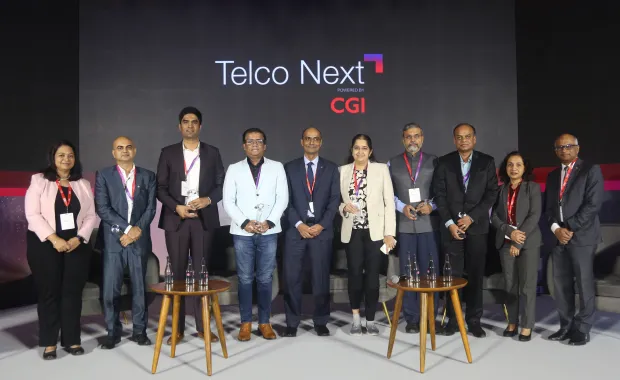 telecom leaders  - From Left to Right: Jennifer Mecherippady, Aniket Mhala, Dilip Manepalli, Soumitra Saha, Venkatesha Ramaiyer, Deepa Ramachandran, Yatin Dharamshi, Anish Sahay, Jyoti Shailendra, Rakesh Aerath