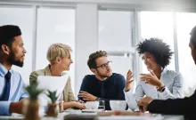 Consultants dicussing IDC MarketScape Consultants dicussing IDC MarketScape