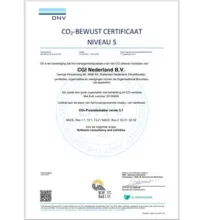 CO2-prestatieladder certificaat