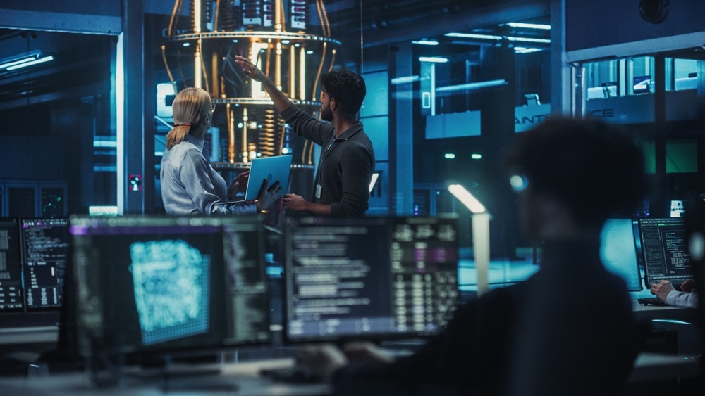 two-scientists-working-quantum-computer-lab-1423684937-medium Two data scientists working on a quantum computer in a lab